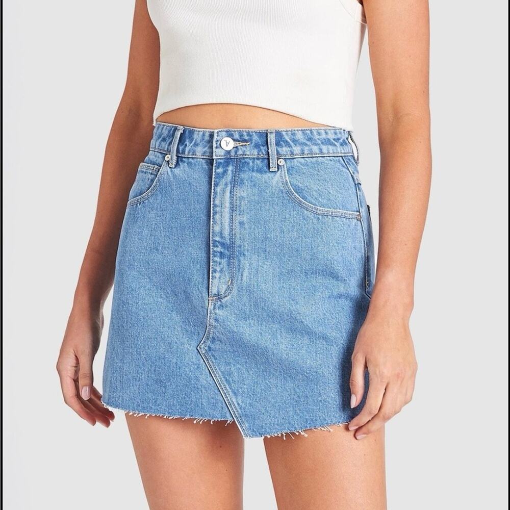 NWT Urban Outfitters Abrand A Aline Denim Jean Mini Skirt Size 27